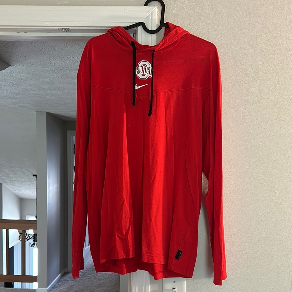 Nike Red Lightweight Cardigan Sweater